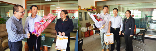 集團(tuán)工會(huì)走訪慰問集團(tuán)2013年度勞動(dòng)模范